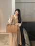 MARIE CLAIRE輕奢大牌女包2025新款女士托特包單肩通勤包生日紀念日禮物送女友 金棕色 現貨 曬單實(shí)拍圖