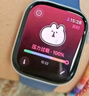 Apple/蘋果 Watch Series 10 智能手表GPS款42毫米玫瑰金色鋁金屬表殼淡桃粉色運(yùn)動(dòng)型表帶S/M MX1R3CH/B 曬單實(shí)拍圖