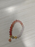 周大生（CHOW TAI SENG）十里桃花瑪瑙手串轉(zhuǎn)運(yùn)珠國(guó)風(fēng)手鏈七夕禮物送女友 十里桃花送禮盒 曬單實(shí)拍圖