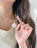 陌阡雪999足銀八寶羅盤吊墜銀項(xiàng)鏈男女福字轉(zhuǎn)運(yùn)古法鏤空蓮花情侶掛墜 足銀八寶羅盤+銀鏈 曬單實(shí)拍圖