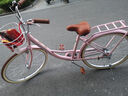 飛鴿（FLYING PIGEON）自行車成人通勤車自行車學(xué)生單車成人自行車通勤自行車女士自行車 標(biāo)配櫻花粉|單速|(zhì)輻條輪+禮包 26寸適合160-185cm 曬單實拍圖