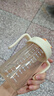 小土豆（potato）兒童水杯PP牛奶杯直飲吸管杯帶手柄2歲以上 330ml晨橘黃 曬單實拍圖