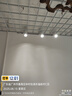 佼佼者（JIAOJIAOZHE）服裝店射燈led天花燈店鋪商用明裝家用導(dǎo)軌式cob聚光背景墻軌道燈 曬單實(shí)拍圖