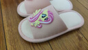 MY LITTLE PONY兒童拖鞋男女童亞麻拖鞋室內(nèi)防滑小孩春夏透氣布拖鞋柔柔250碼 曬單實(shí)拍圖