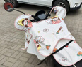 北極絨（Bejirog）電動車擋風被夏季薄款防曬電瓶車擋風罩防雨水摩托車四季通用新款 曬單實拍圖