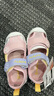 卡特兔學(xué)步鞋嬰兒涼鞋男童夏季童鞋1-6歲網(wǎng)面透氣女寶寶兒童涼鞋XBI124 曬單實拍圖