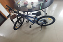 喜德盛兒童自行車小王子變速車7速青少年學(xué)生通勤運(yùn)動騎行單車藍(lán)銀色 曬單實(shí)拍圖