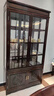 茂芝非國(guó)標(biāo)紅木東非酸枝【學(xué)名：古夷蘇木】全實(shí)木中式玻璃柜酒柜陳列 長(zhǎng)98cm酒柜【單個(gè)】 曬單實(shí)拍圖