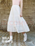 森馬（Semir）半身裙女松緊腰A字裙氣質(zhì)夏季2025拼接蕾絲波點(diǎn)長(zhǎng)裙109325120005 曬單實(shí)拍圖