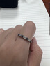 GEM STONE KING藍(lán)寶石戒指925銀鑲鉆石寶石經(jīng)典輕奢彩色寶石送女友生日禮物 美7號 曬單實(shí)拍圖