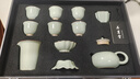 石茗堂汝窯功夫茶具套裝整套開片可養(yǎng)家用辦公輕奢高檔泡茶壺蓋碗送禮 14頭汝窯茶具套裝/靜謐青瓷組 曬單實拍圖