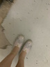 泰和源老北京布鞋女夏季小清新單鞋舒適輕便軟底防滑媽媽鞋一腳蹬漁夫鞋 米灰 38 (240mm) 曬單實(shí)拍圖