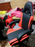 風(fēng)行天下電腦椅電競椅子男家用舒適久坐辦公可躺宿舍人體工學(xué)升降游戲座椅 【頭枕+腰拖】赤焰紅 曬單實(shí)拍圖