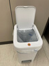 佳幫手腳踏垃圾桶10.4L家用腳踩+手按雙開蓋廚房衛(wèi)生間廁所客廳臥室?guī)w 曬單實(shí)拍圖