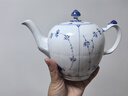 RoyalCopenhagen皇家哥本哈根經(jīng)典手繪平邊唐草一人小茶壺陶瓷水壺750ml 曬單實(shí)拍圖