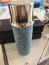 JRINKTEEA日本品牌內(nèi)外純鈦保溫杯男士燜茶杯磁吸蓋泡茶杯禮盒裝高檔車載杯 Pluto鈦星藍(lán)500ML+杯套 曬單實拍圖