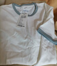 真維斯（JEANSWEST）t恤女夏季裝新款純棉短袖上衣服女裝寬松撞色休閑慵懶風(fēng)正肩半袖 白湖藍 純色 S 曬單實(shí)拍圖