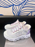 Skechers斯凱奇閃穿鞋女童春秋懶人一腳蹬休閑鞋時尚輕便運動鞋319055L 曬單實拍圖