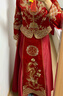 秀禾服新娘2025新款結(jié)婚嫁衣中式禮服婚紗敬酒服大碼秀禾小個(gè)子女 薔薇簡(jiǎn)約款+新皇冠頭飾 2XL [125-135斤] 曬單實(shí)拍圖
