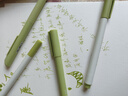 三年二班 彩色筆套裝按動多色做筆記速干0.5手賬筆淡色學生用手賬搭配ins高顏值標記劃重點學生 只此青綠 曬單實拍圖