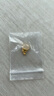 周六福小福袋金鑲玉和田玉白玉吊墜女 生日禮物 Y0413344 不含鏈 曬單實(shí)拍圖