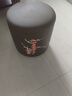 江湖茶人宜興紫砂茶葉罐普洱密封陶瓷存茶罐七子餅大號密封儲茶罐罐茶盒 【平蓋】九餅紫泥梅花 曬單實拍圖