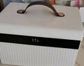 全品屋帶鎖密碼箱隱私文件家用小型車載儲(chǔ)物大容量貴重物品保管收納盒 【多層收納】合金鎖小號(hào) 合金密碼鎖、多層 曬單實(shí)拍圖
