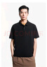 杰克·瓊斯（JACK&JONES） 春季立體鋼印涼感華夫格商務(wù)休閑寬松翻領(lǐng)短袖T恤男裝225106038 曬單實拍圖