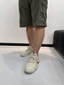 森馬（Senma）男鞋夏季休閑百搭小白鞋子男士軟底輕便厚底增高板鞋男款鏤空透氣 米色 41 曬單實拍圖