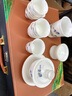 冰種玉瓷功夫茶具套裝高檔白瓷茶杯三才蓋碗泡茶壺可定制高端禮盒 冰種玉瓷千里江山西施壺套組11頭 曬單實(shí)拍圖
