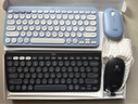 羅技（Logitech）時(shí)尚系列PEBBLE 2 COMBO鵝卵石無線藍(lán)牙雙模鍵鼠套裝輕音靜音鼠標(biāo) 商務(wù)辦公筆記本電腦 便攜時(shí)尚 鍵鼠套裝 夜幕黑 曬單實(shí)拍圖