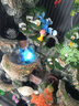 清淼假山流水噴泉養(yǎng)魚缸辦公室酒店客廳陽臺花園裝飾送禮家居落地擺件 25188小號帶魚缸：長92寬33高155厘米 曬單實拍圖