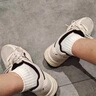 亞瑟士ASICS網(wǎng)面跑鞋百搭男鞋緩震運動鞋透氣跑步鞋 GEL-CONTEND 4 白色/銀色 43.5 曬單實拍圖