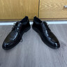 七匹狼（SEPTWOLVES）品牌皮鞋男春季商務(wù)正裝真皮輕奢軟底德比鞋定制增高新郎結婚鞋 黑色 41 (260mm) 【標準皮鞋尺碼】 曬單實(shí)拍圖
