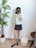 卓詩(shī)尼瑪麗珍鞋女2025新款秋季法式復(fù)古棕色女士小皮鞋粗跟配裙子單鞋女 紅棕色【配裙顯瘦，腳感軟】 37 曬單實(shí)拍圖