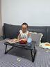JCZS床桌家用床上懶人飄窗桌可折疊收納筆記本平板電腦膝上桌寶寶吃飯 【白色】長(cháng)60寬40高28CM平面款 曬單實(shí)拍圖