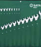 世達(dá)（SATA）23件全拋光開(kāi)口兩用扳手組套大扭力高硬度 6-32mm 09027 曬單實(shí)拍圖