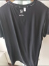 FILA 斐樂(lè)官方男子針織短袖衫2025秋新款健身運(yùn)動(dòng)基礎(chǔ)防曬涼感T恤 深黑-BK 3XL 190/108A/XXXL 曬單實(shí)拍圖