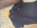 吉普（JEEP）短袖T恤男夏季男士涼感休閑寬松POLO衫上衣服男裝 藏青 3XL 曬單實(shí)拍圖