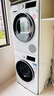 西門子（SIEMENS）iQ300 10+10kg洗烘套裝 智能除漬 除菌液洗滌 強(qiáng)效除螨 蠶絲被柔護(hù) 羽絨服洗烘 除菌烘100AW+D00W  曬單實(shí)拍圖