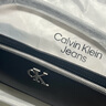 Calvin Klein【七夕禮物】腋下包通勤包包金屬字母拉鏈CK女包單肩法棍包DH3237 001-太空黑 OS 曬單實拍圖
