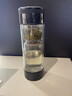 EATKM輕奢品牌雙層玻璃水杯男士茶杯高硼硅玻璃杯耐高溫茶水分離泡茶杯 雙層茶水分離泡茶杯350ml 禮盒裝 曬單實(shí)拍圖