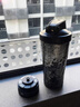 ONEDAY品牌tritan電動(dòng)搖搖杯健身運(yùn)動(dòng)蛋白粉奶昔全自動(dòng)攪拌杯便攜 700ml 黑色 700ml 曬單實(shí)拍圖