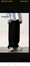 MMOPTOP日系復古工裝褲子男士春夏季純棉寬松闊腿休閑褲8318 黑色 2XL 曬單實拍圖