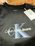 卡爾文·克萊恩（Calvin Klein）ck新款休閑男短袖T恤30J327471黑 M 七夕情人節(jié)禮物 曬單實拍圖
