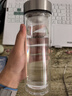 希諾雙層玻璃杯男家用商務(wù)辦公泡茶杯子過濾車載水杯XN-9607 410mL 曬單實拍圖