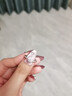 UOSU情侶戒指對(duì)戒仿真鉆戒求婚儀式婚禮道具簡約百搭紀(jì)念日送女友老婆 飾愛一生情侶對(duì)戒活口【禮盒裝】 曬單實(shí)拍圖