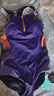拓勝（TOSWIM）泳衣女款游泳館專(zhuān)用2025新款連身游泳衣競速三角遮肉泳裝 【煙霞紫韻】贈泳帽 2XL 曬單實(shí)拍圖