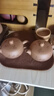小容量?jī)?nèi)推球孔大口蓋紫砂壺原礦五彩段泥手工功夫茶具泡茶壺120 曬單實(shí)拍圖