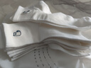 歐迪芬5雙刺繡短襪女士襪子女夏季薄款100%純棉10A抑菌防臭學(xué)生無骨襪 曬單實(shí)拍圖